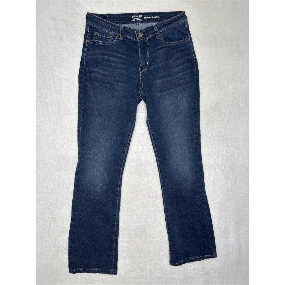 Levi’s Signature Modern Bootcut Jeans Women’s 12M W31 L32 Stretch Denim